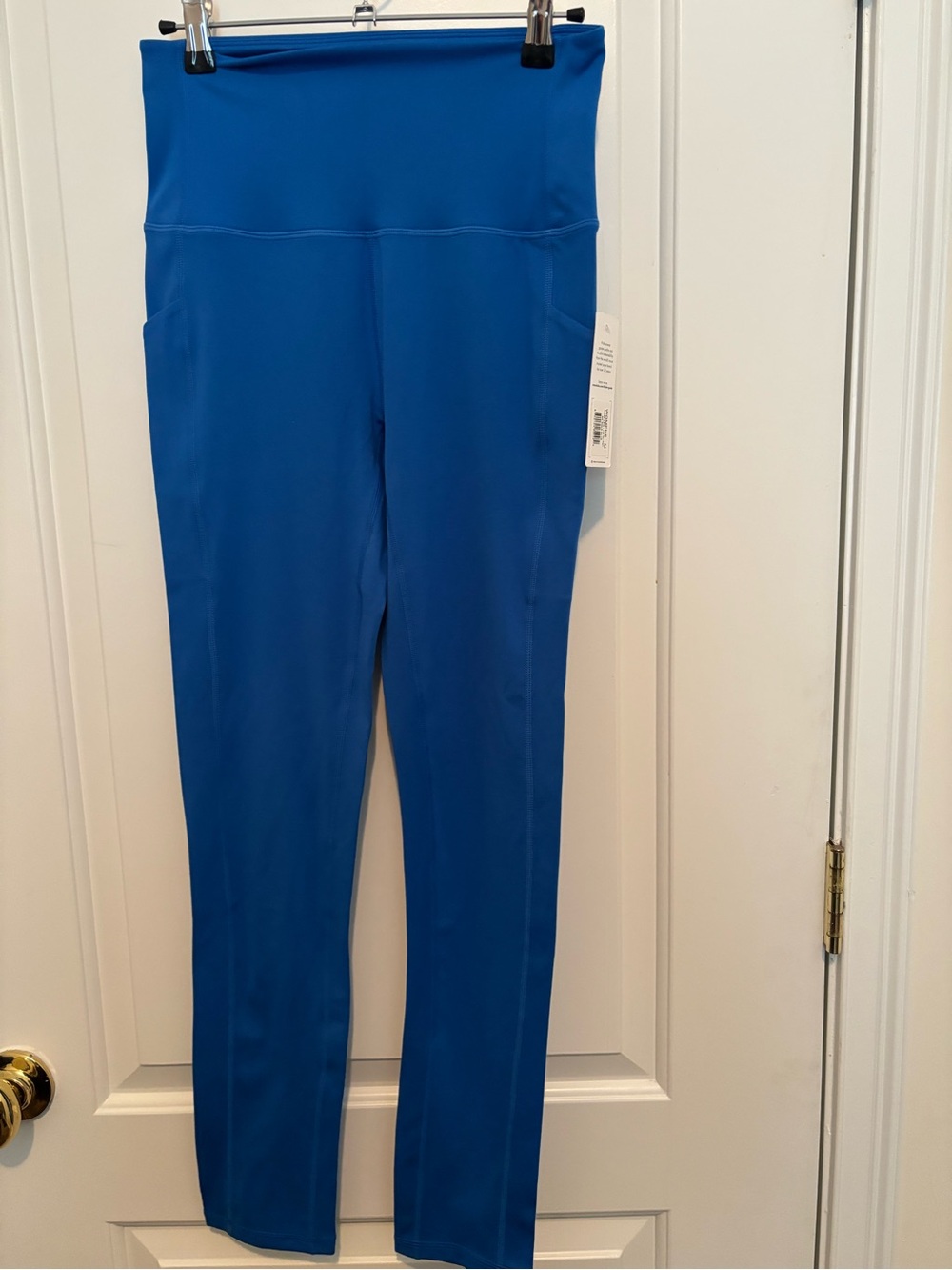 manduka High-Waist Leggings in Bright Blue NWT women’s medium